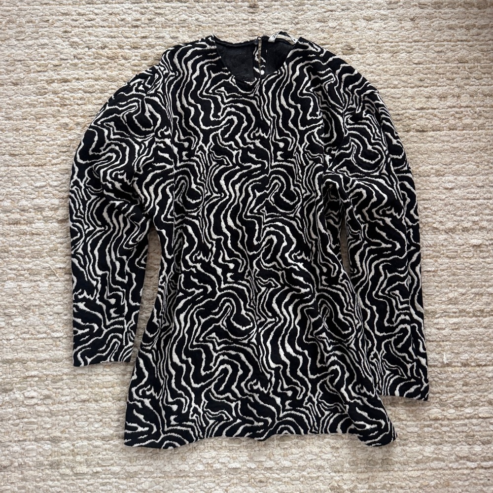 Zara Patterned Knit Top
